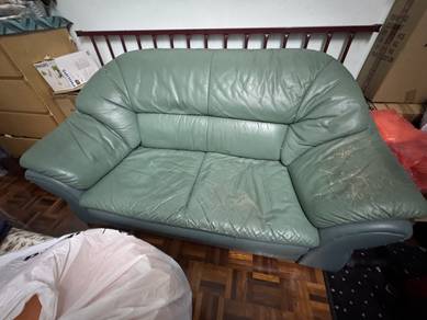 Leather sofa low price murah