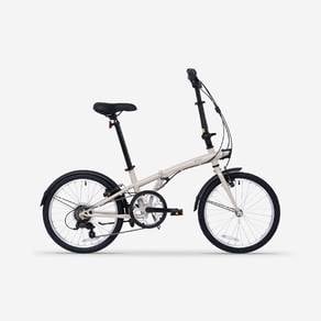 Folding Bike Tilt 120 ADJ 20 inch 6 speed - Beige
