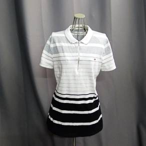 Tommy Hilfiger Half Zip Stripes Top