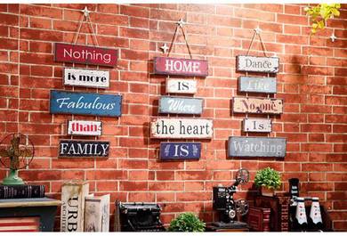 Creative Wall Sign Words