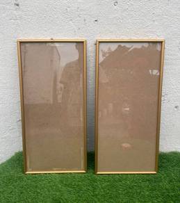 C013 Bingkai Gambar Kayu 30x62cm Wood Poster Frame