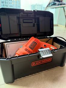 Black+Decker 550W Hammer Drill Set + Toolbox