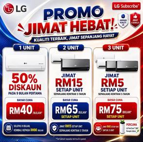 Promo Aircond LG Dual Inverter (Pasir Puteh)
