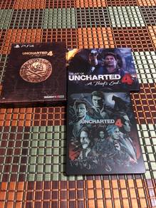 PS4 CD Games Uncharted 4 Steel Case