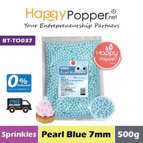Bakery Jimmies Sprinkles Pearl Blue 7mm 500g