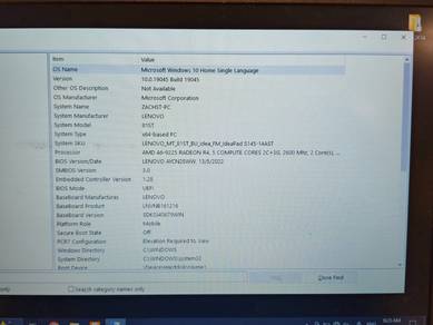 [UPGRADED] Lenovo IdeaPad S145-14AST untuk dilepas