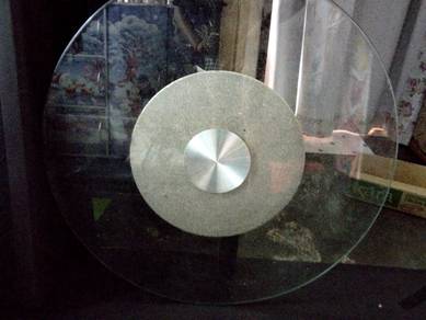 Dining table glass  turntable
