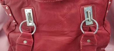 Shoulder tote bag red colour