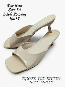 Kitten Heel Mules