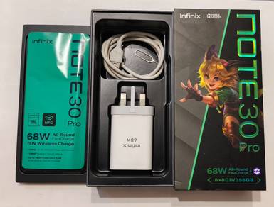 FOR SALE — Infinix Note 30 Pro (Full Set+MSD)