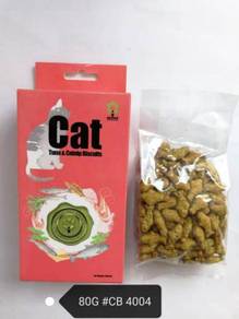 Agogo Tuna Catnip Biscuits 80gram Cat Snack Kucing