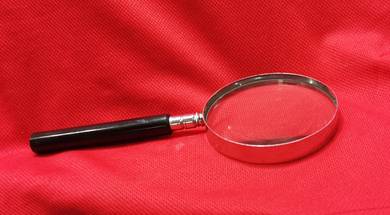 diameter magnifying glass,metal with glass lens ha
