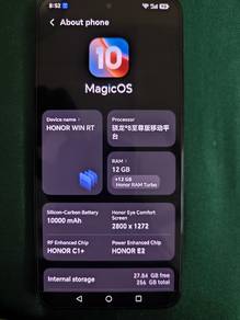 Honor win rt gaming phone 