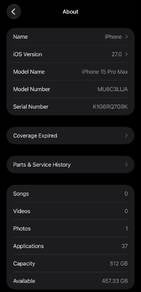 Iphone 15 Pro Max 512GB 