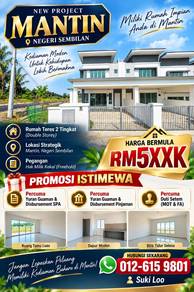 2-storey Terraced House in Mantin,NSN