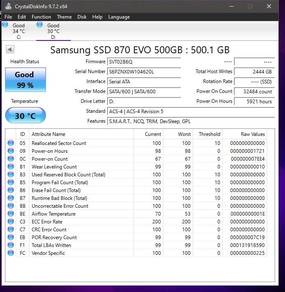 Samsung Evo 500GB SSD