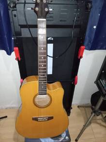 Ashton D39ceqnt folk guitar 
