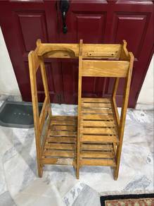 Golf Bag Wooden Display Rack