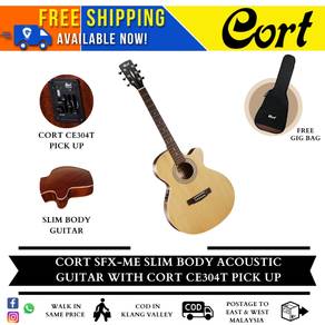 CORT SFX-ME Slim Body Semi Acoustic Guitar with EQ