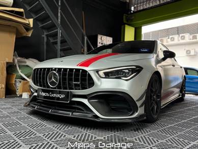 Mercedes w118 cla45s carbon front lip