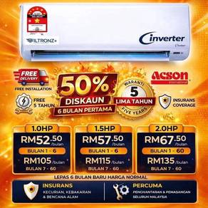 Aircond Acson Dual Inverter (Skudai)