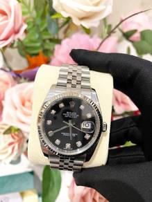 2016 Rolex Datejust 36 REF 116234 Black Diamond