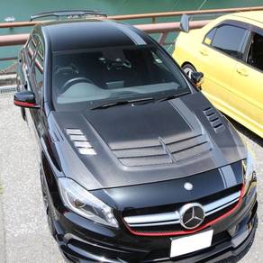 Mercedes W176 W117 Bonnet Hood Bodykit Front