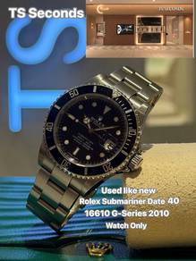 Rolex Submariner Date Black 16610 2010 G-Series