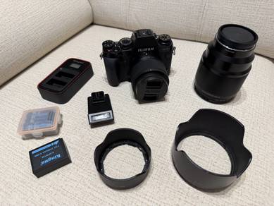Fujifilm XT1 35mm f1.7 85mm f1.8 Dual lenses Set