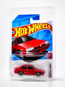 Hot Wheels Proton Saga Merah Compact Kings Rare 