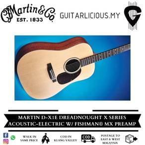 Martin D-X1E Dreadnought XSeries Acoustic-Electric