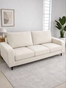 sofa 3 seater easy clean pocket spring