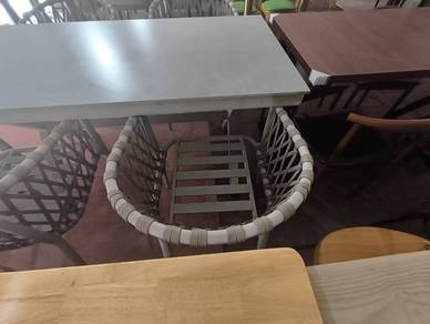 Aluminum table and chair