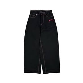 Moodday Project Kareem Raw Denim Baggy Pink