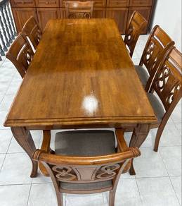 Dining Table with 7 Dining Chairs