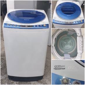 Panasonic inverter washing machine mesin basuh 8 k