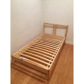 IKEA Single Bed Wooden Frame