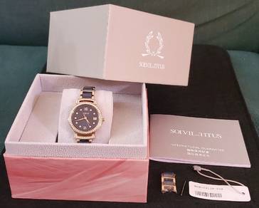 Solvil et Titus Fair Lady 3 Hands Date Quartz