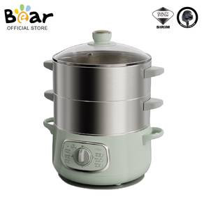 Bear 10 L Food Steamer (Stainless Steel) BFSGM100L