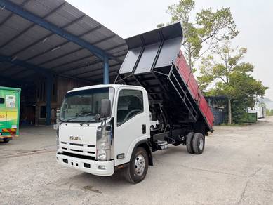 Recond 14.5 Kaki Isuzu NPR75 PRO Wooden Tipper