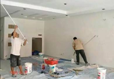 Khidmat Mengecat Bangunan Ikat Bata Plaster Skim