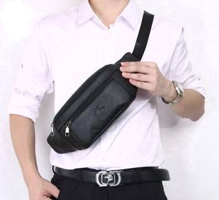 Genuine Leather LFO Men's Pouch Bag