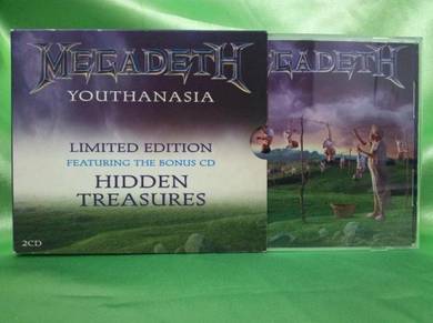 Megadeth YOUTHANASIA+Hidden Treasures 1995 UK CD