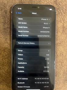 iphone 11 128gb nak jual area perak 