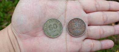 Antik coin queen elizabeth 50cents