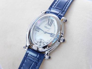 Oval Chopard Happy Diamond Sport. 7 big diamonds