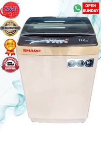Washing machine SHARP 11KG TOP GLASS DOOR