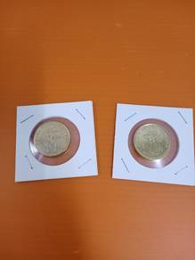 Malaysia one dollar coin 2pcs 
