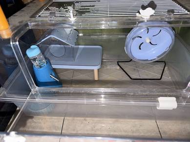 Hamster Acrylic Cage Preloved FULLSET