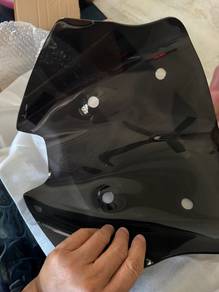 VOGE SR3 windshield black smoke 35mm